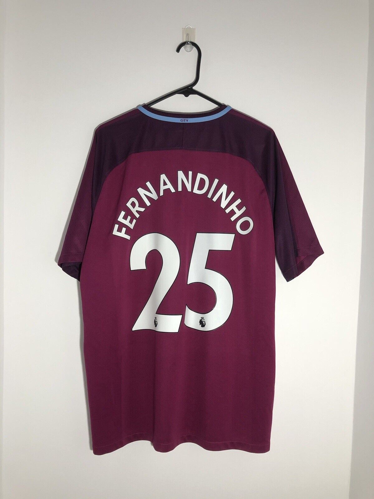 Fernandinho 25 Manchester City 2017 18 Xl Away Excellent Condition 847260-667