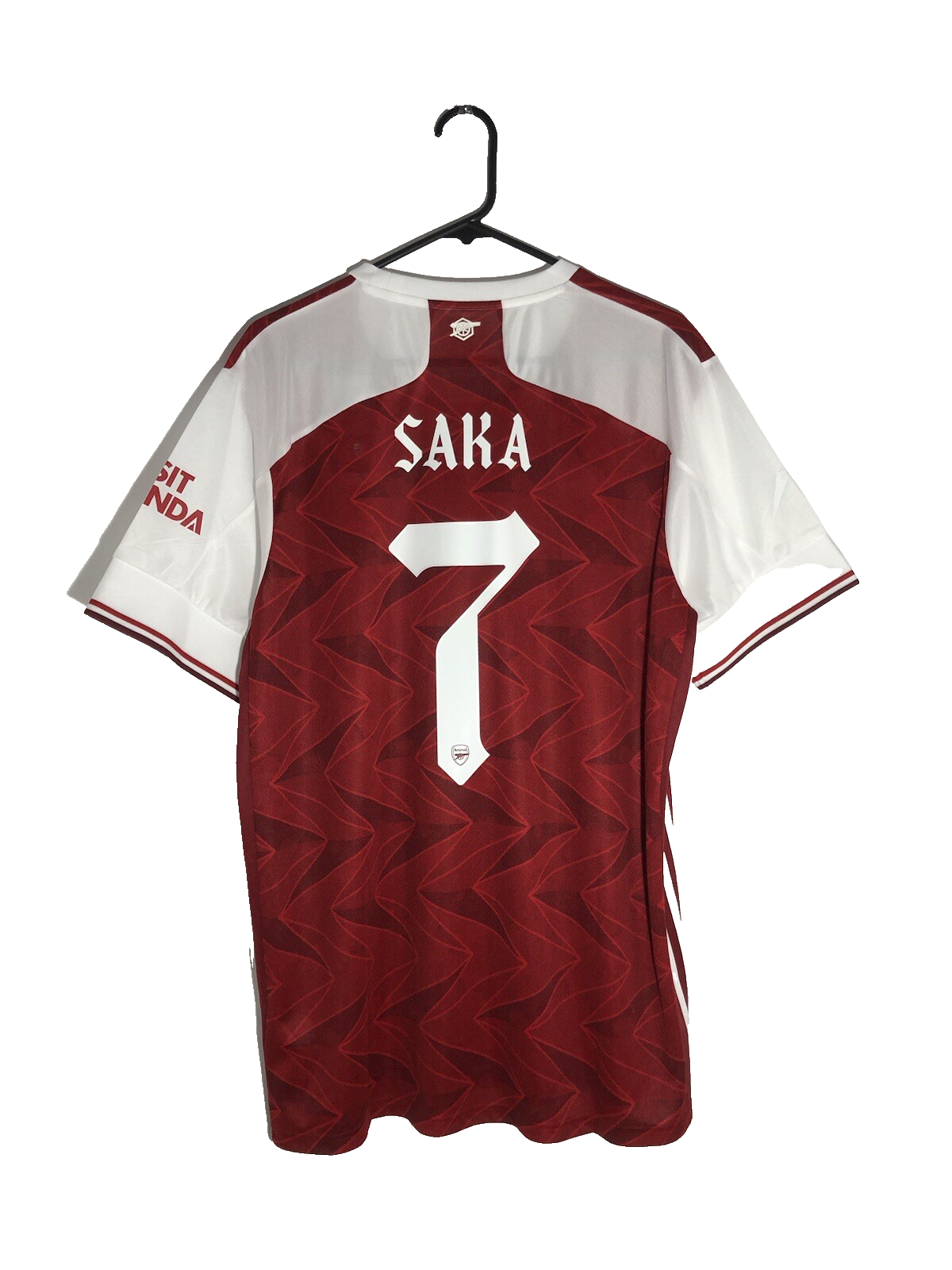 Arsenal Saka #7 2020/21 Euro XL Home Shirt BNWT EH5817