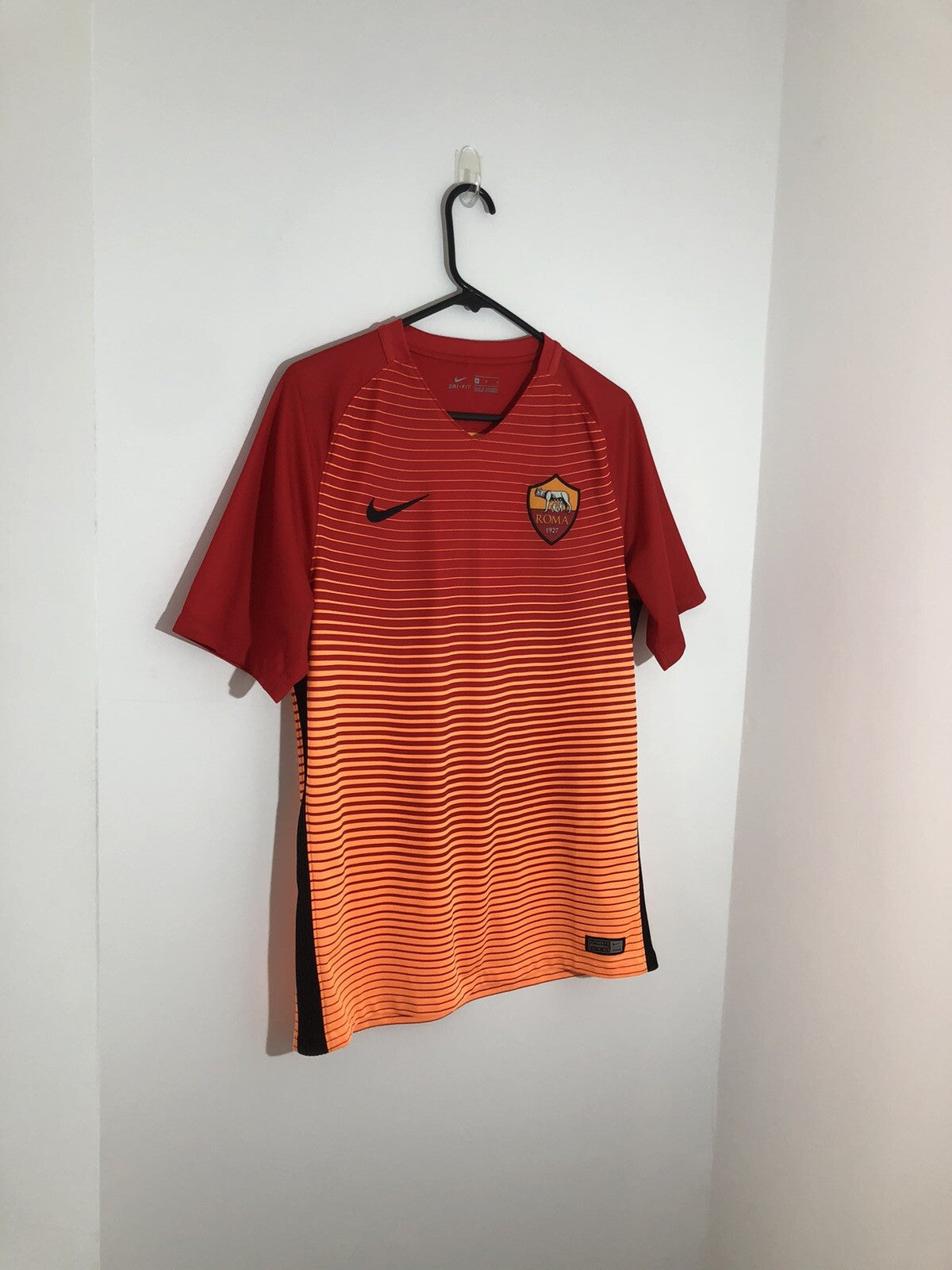 AS Roma De Rossi #16 2016/17 Medium 3rd Shirt Excellent Condition 776959-660