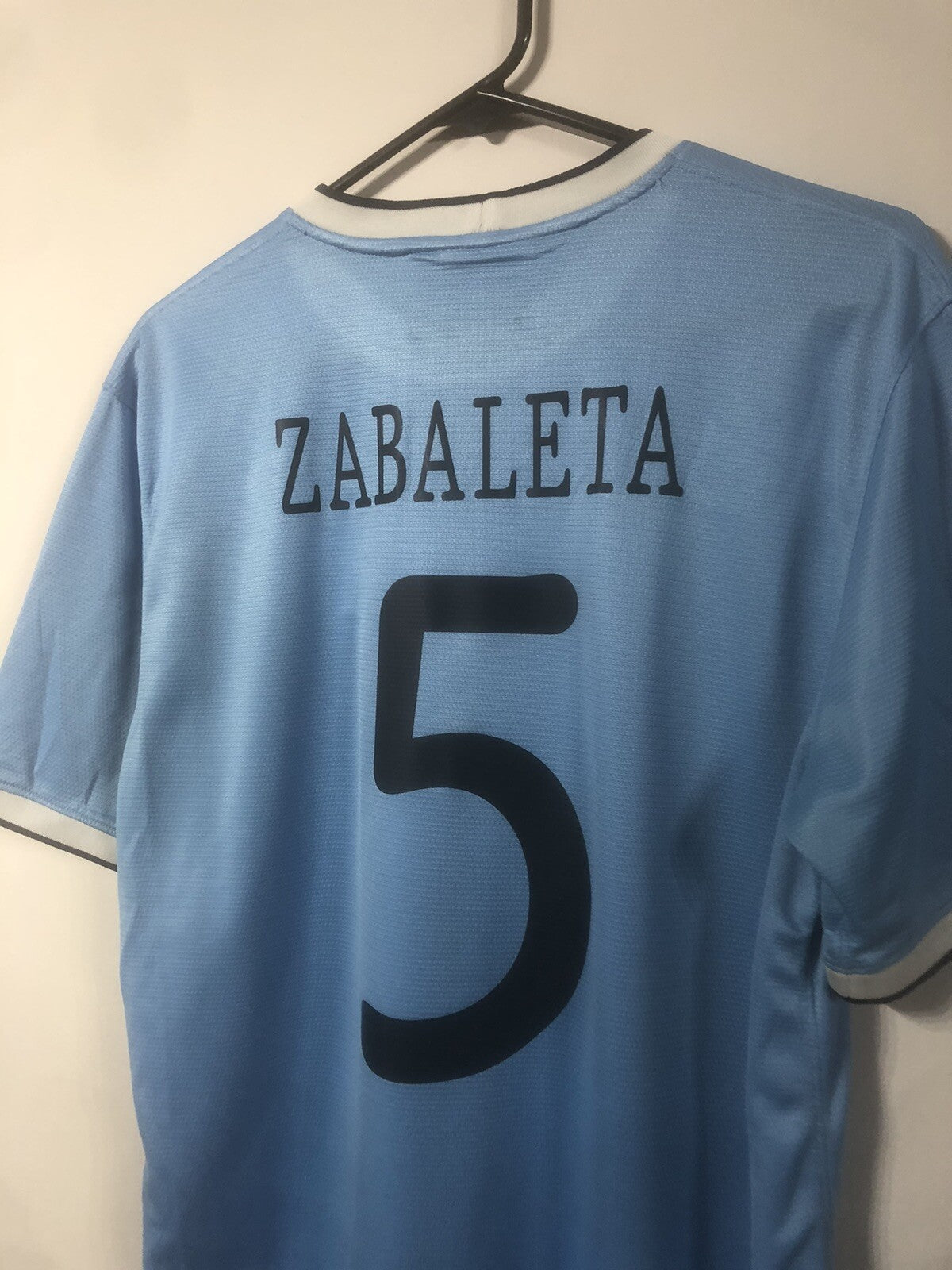 Manchester City Zabaleta #5 2013/14 Large Home Very Good Condition 574863-489