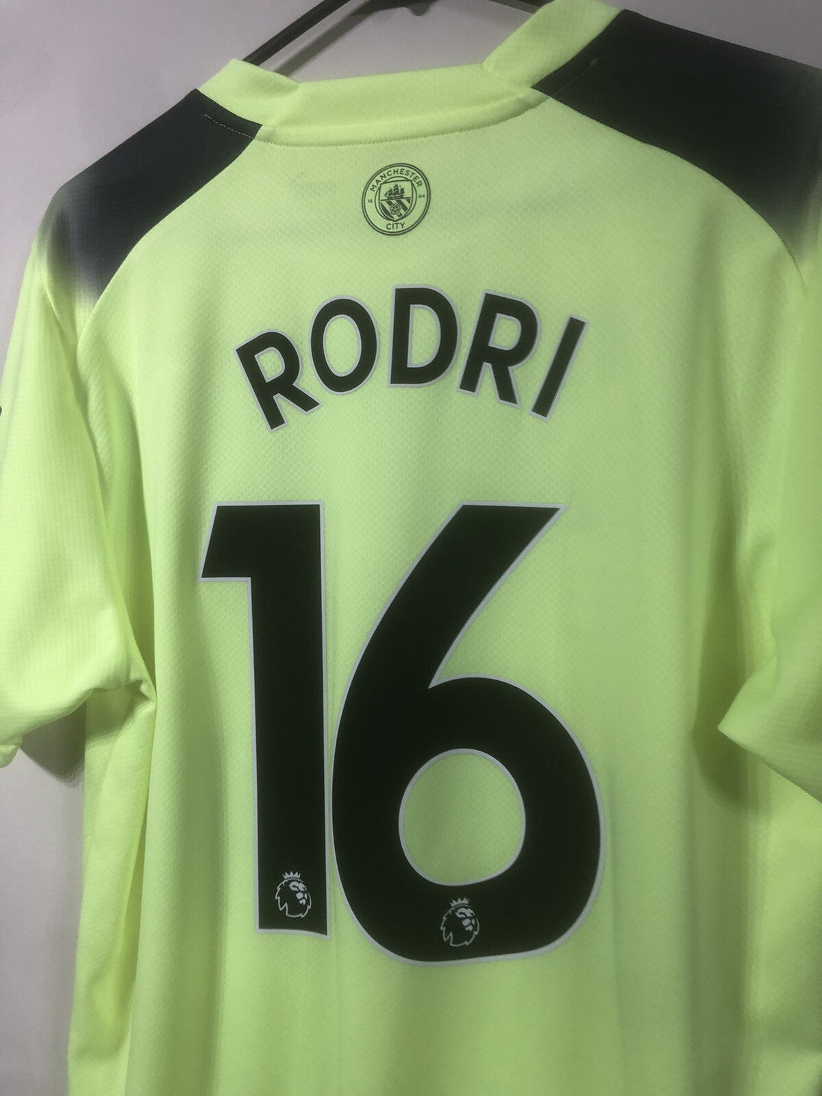 Manchester City Rodri #16 2022/23 Large 3rd Shirt Excellent Condition 765734-03