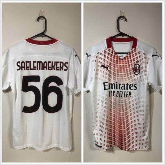 Saelemaekers #56 AC Milan Medium 2020/21 Away Football Shirt Puma BNWT
