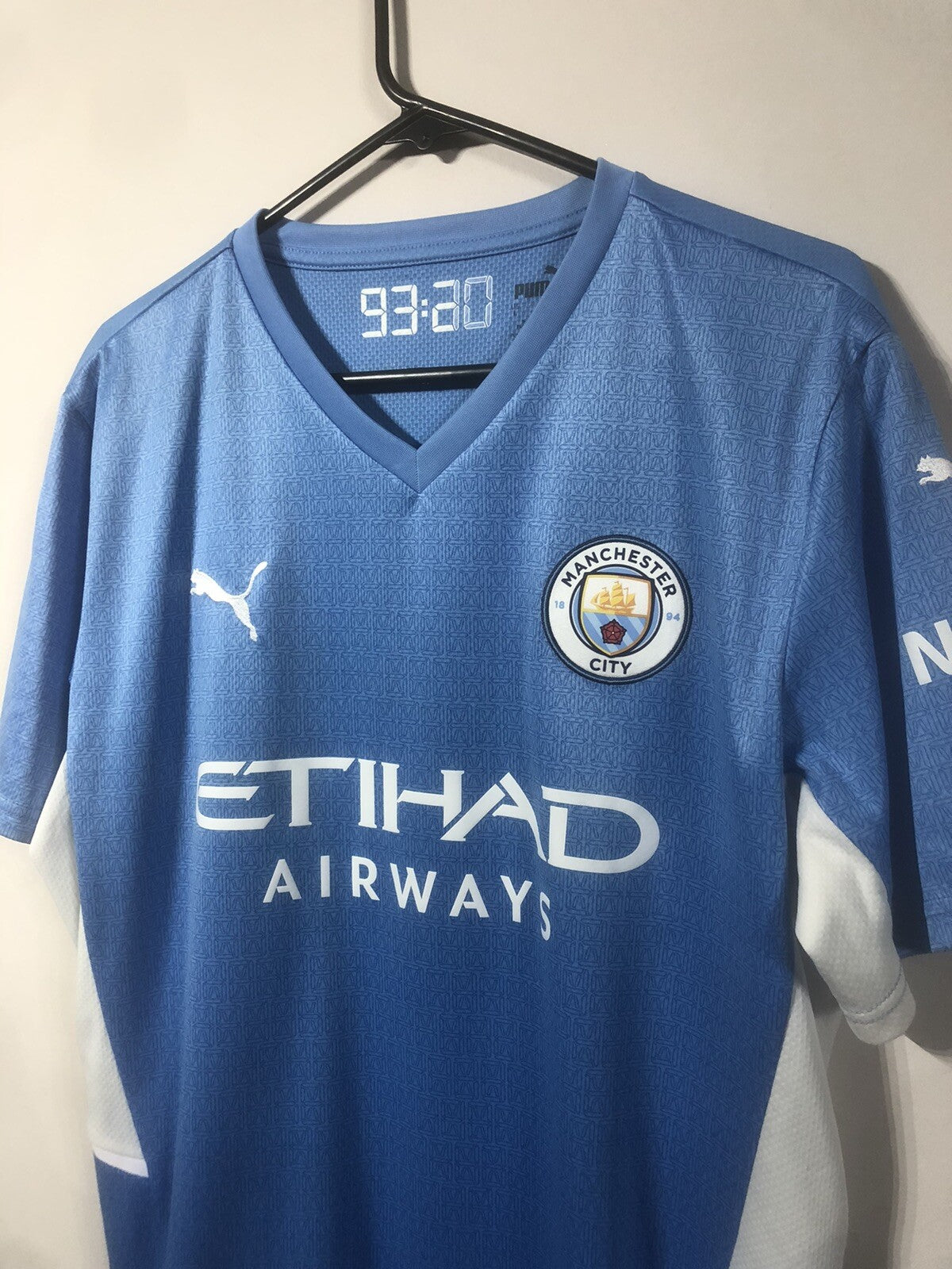 Manchester City Walker #2 2021/22 Large Home Shirt Excellent Condition 759202-01