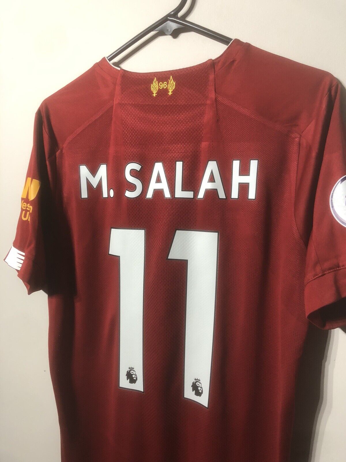 M. Salah #11 Liverpool Small 2019/20 Home Shirt New Balance Excellent Condition