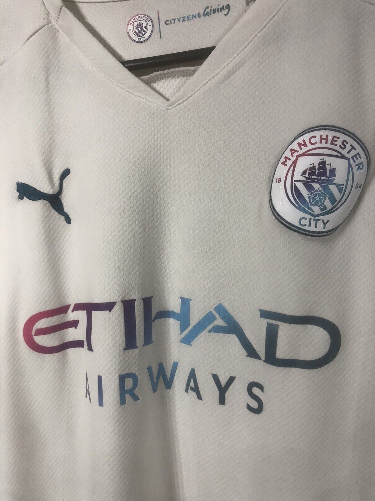 Ruben 3 Manchester City 2021 22 Large Away Shirt Very Good Condition 759211 02