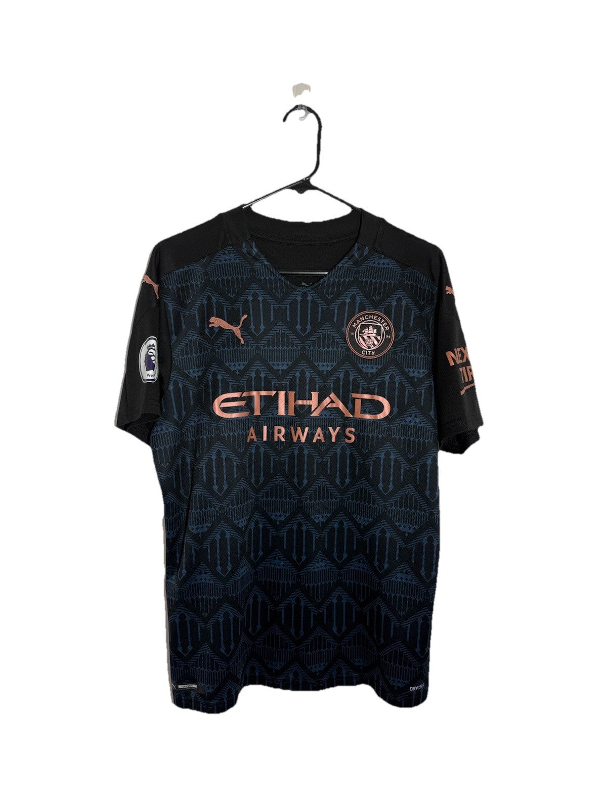 Manchester City Foden #47 2020/21 Medium Away Excellent Condition 757065-02