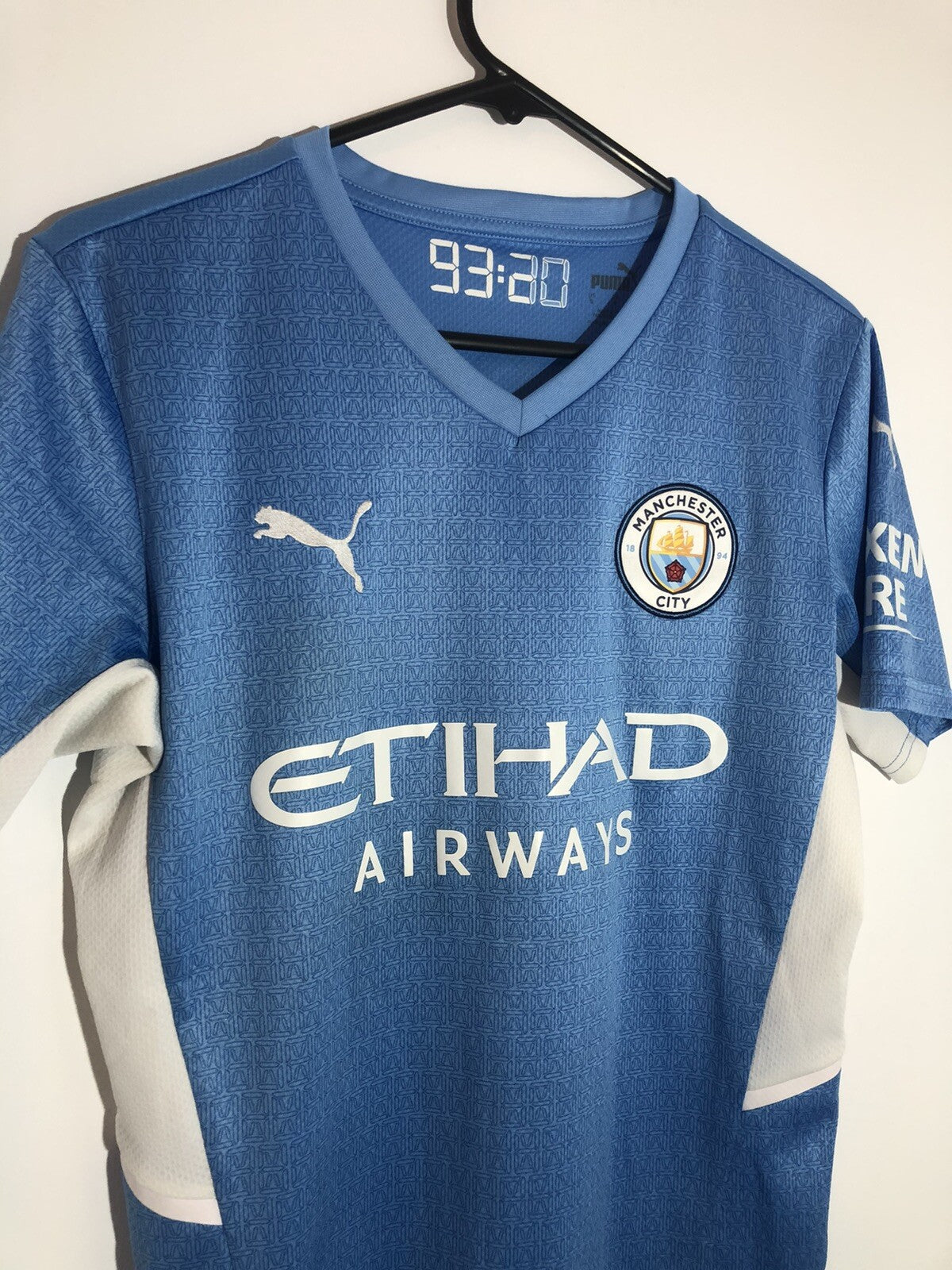 Manchester City Foden #47 2021/22 Small Home Shirt Excellent Condition 759202-01