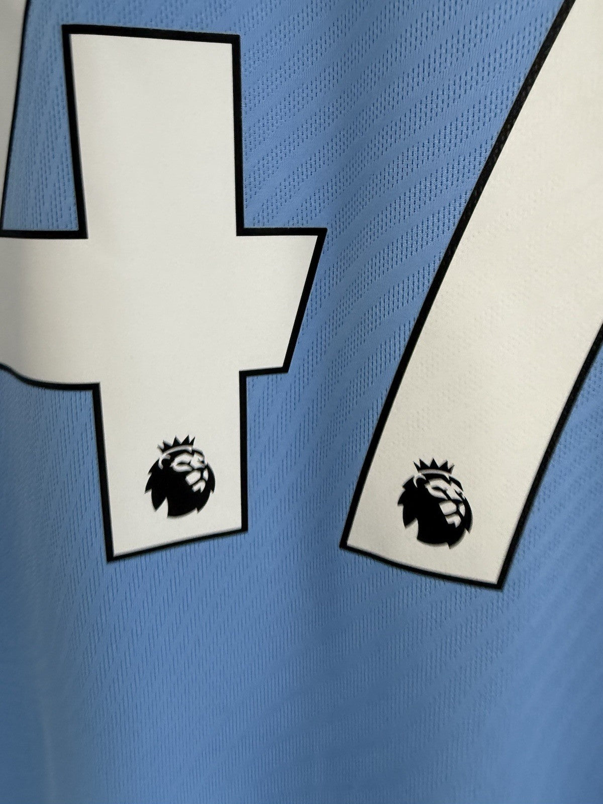 Manchester City Foden #47 2019/20 Large Home Shirt Excellent Condition 755586-01