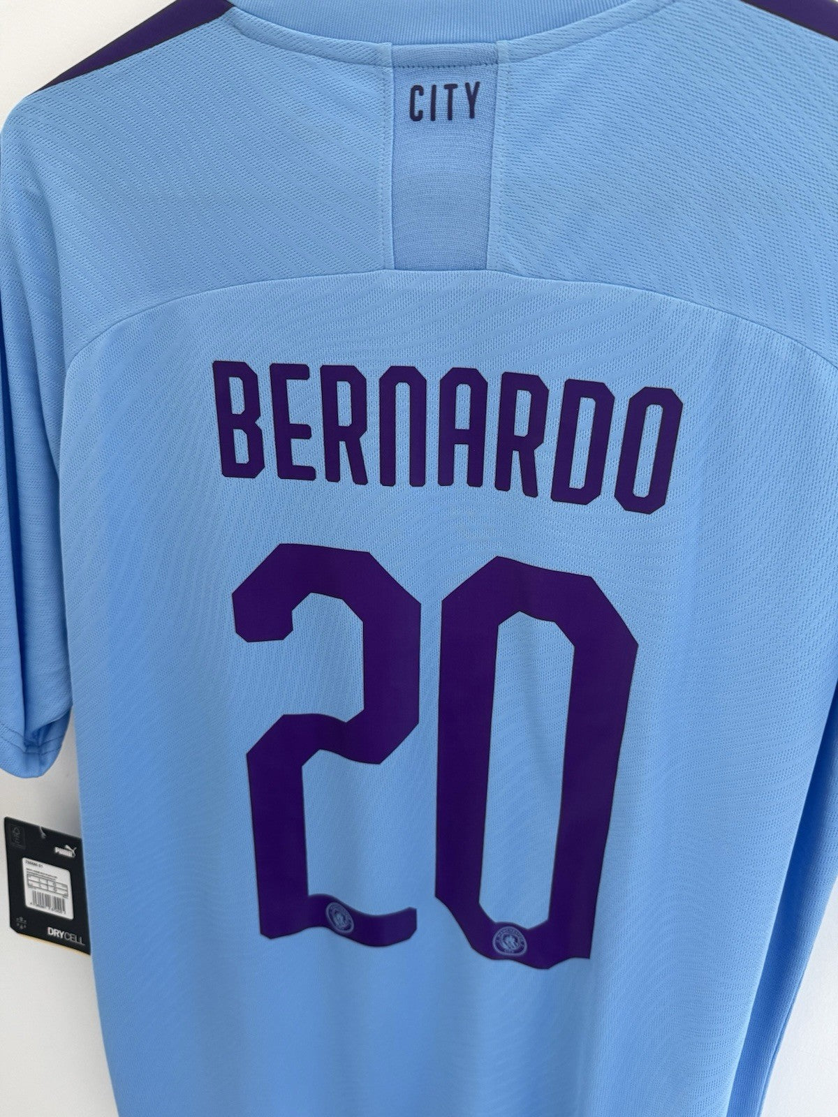 Manchester City Bernardo #20 2019/20 Large Home Shirt Puma BNWT 755586-01