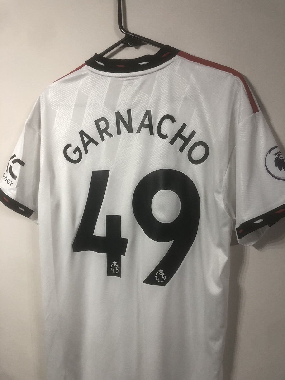 Manchester United Garnacho #49 2022/23 Medium Away Excellent Condition H13880