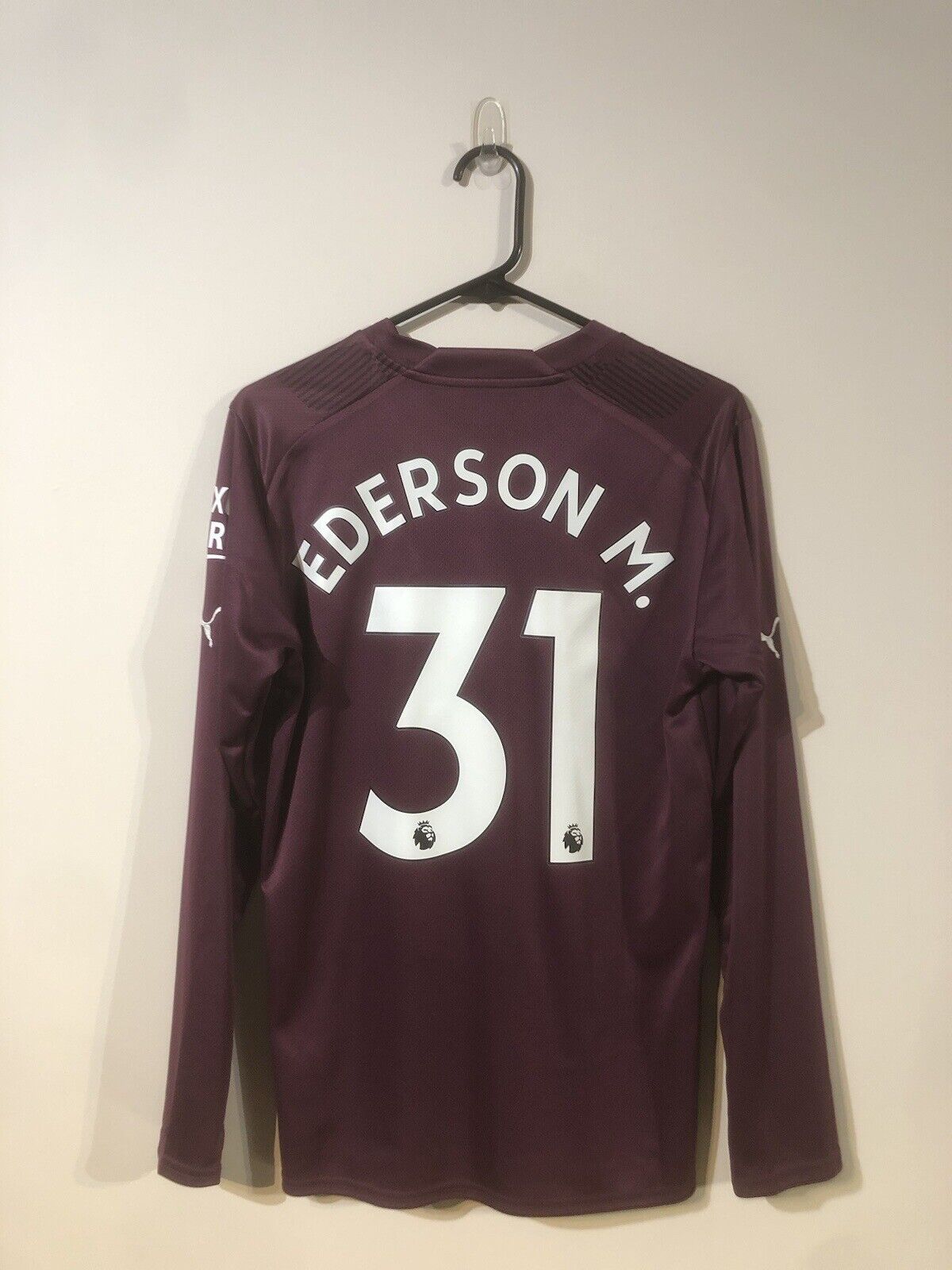 Ederson #31 Manchester City Treble 2022/23 Small Away Goalkeeper Shirt BNWT