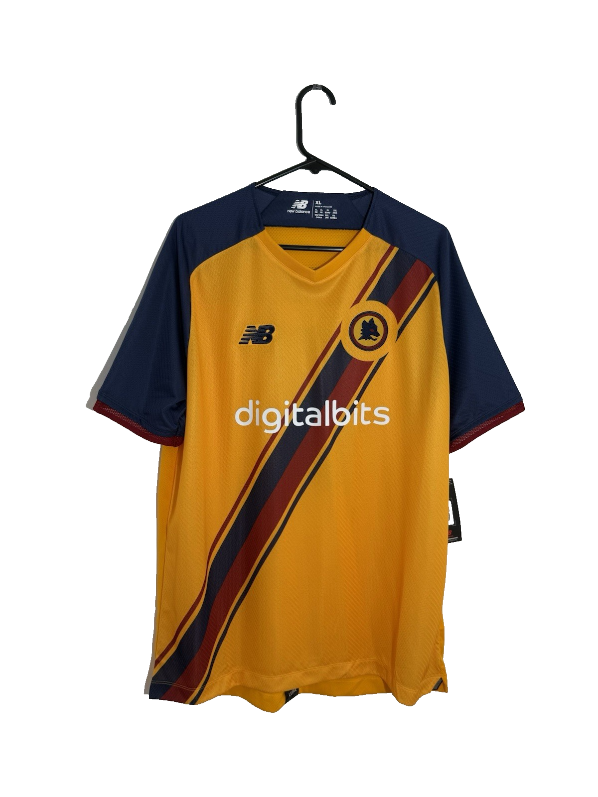 AS Roma Pellegrini #7 2021/22 XL 3rd Shirt New Balance BNWT MT130222