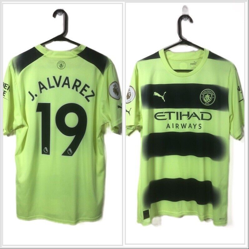J Alvarez 19 Manchester City 2022 23 Large 3rd Excellent Condition 765734 03