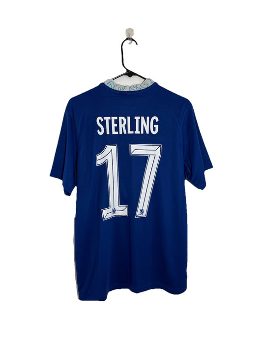 Chelsea Sterling #17 2022/23 Medium Home Shirt Excellent Condition DM1839-496