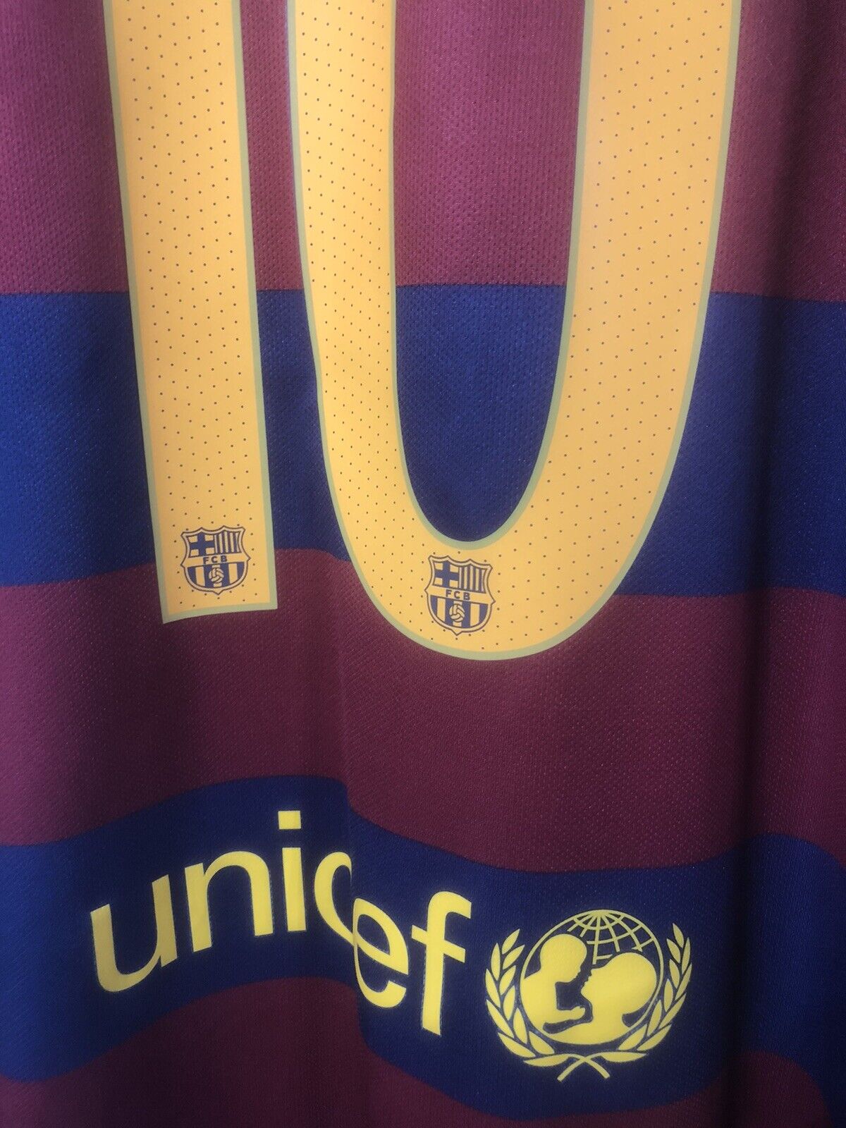 Messi 10 Barcelona 2015 16 Home Xl Shirt Nike Excellent Condition 658794 422