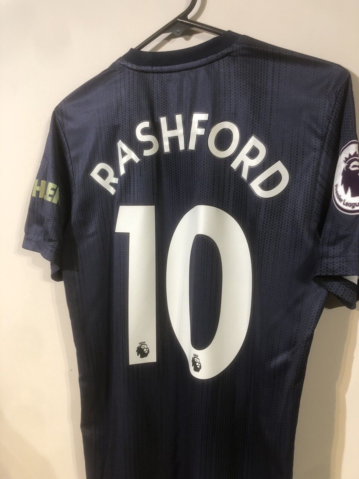 Rashford #10 Manchester United 2018/19 3rd Small Shirt Adidas Excellent Condit