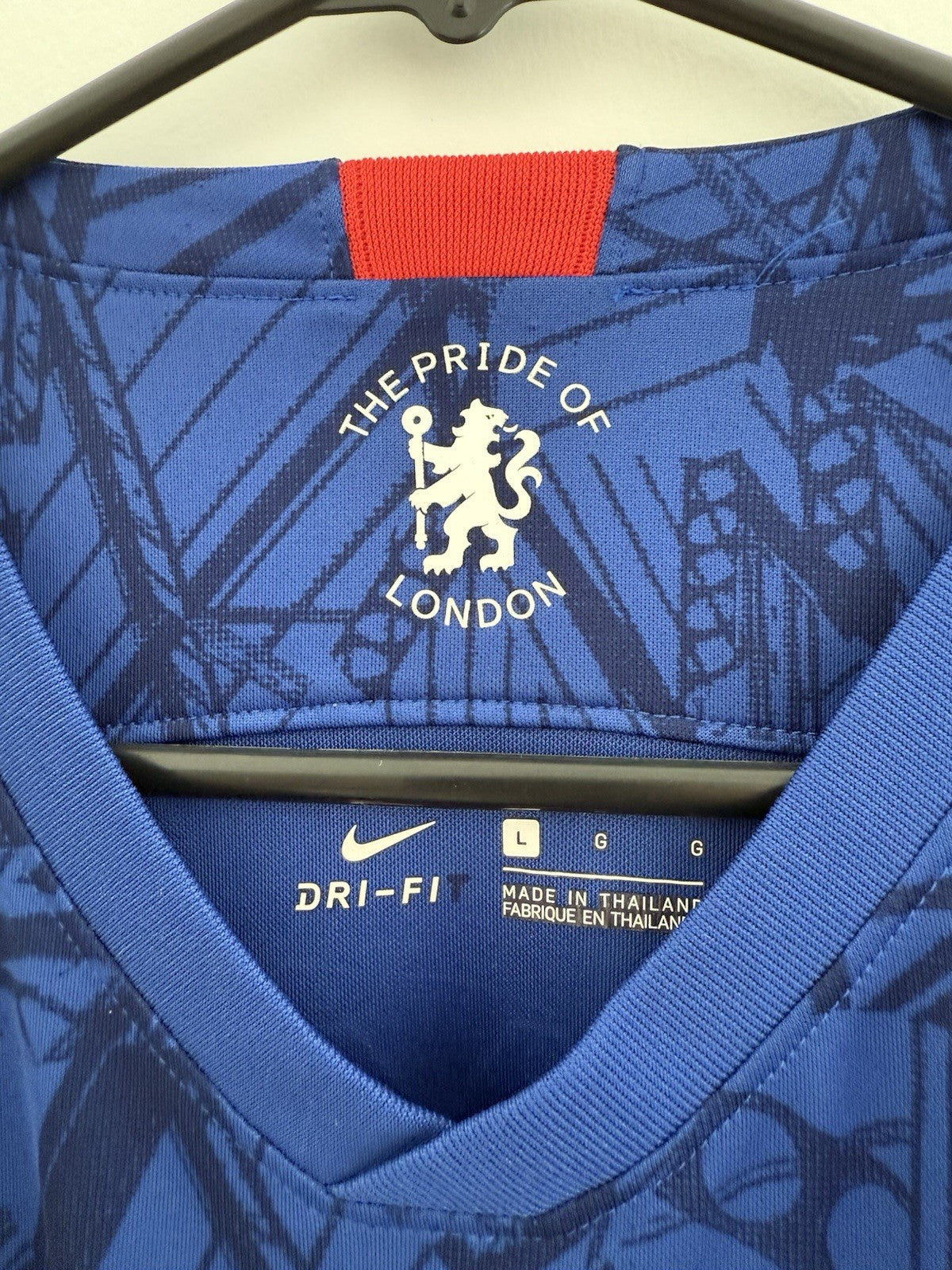Chelsea James #24 Large 2019/20 Home Shirt Excellent Condition AJ5529-495