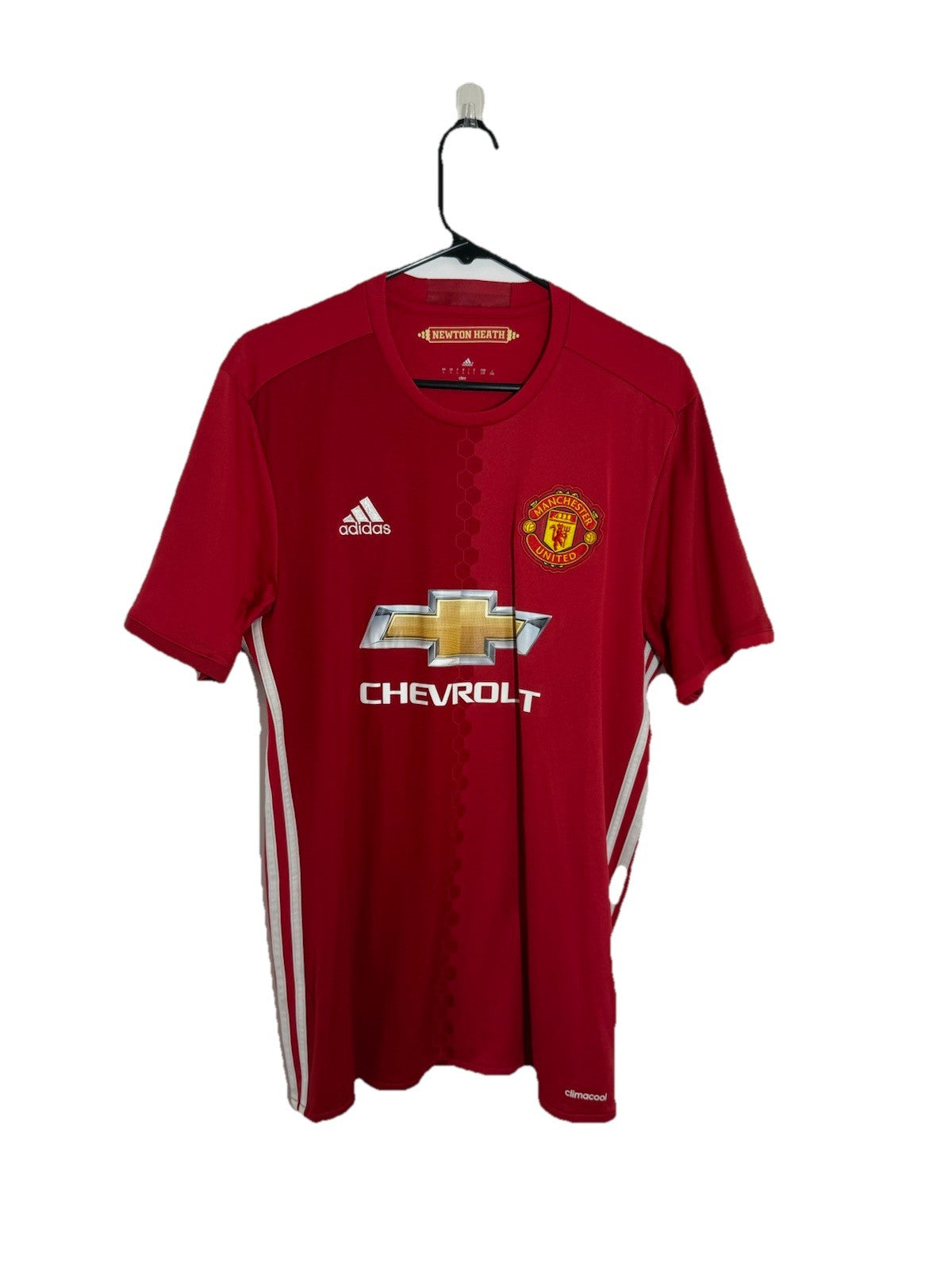 Manchester United Pogba #6 2016/17 Large Home Shirt Excellent Condition AI6720