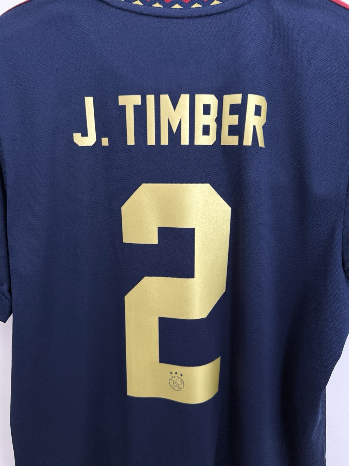 Ajax J. Timber #2 2021/22 Large Away Excellent Condition H58251