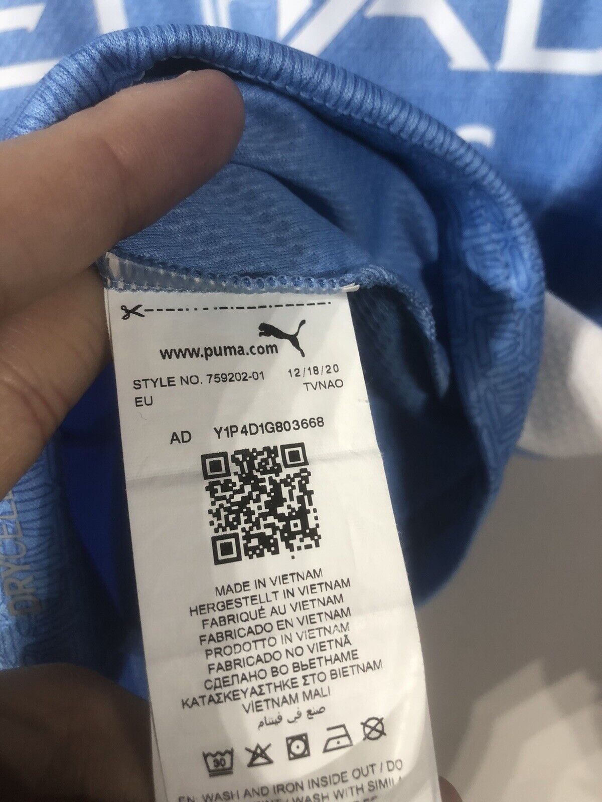 Grealish #10 Manchester City 2021/22 XL Home Shirt Excellent Condition