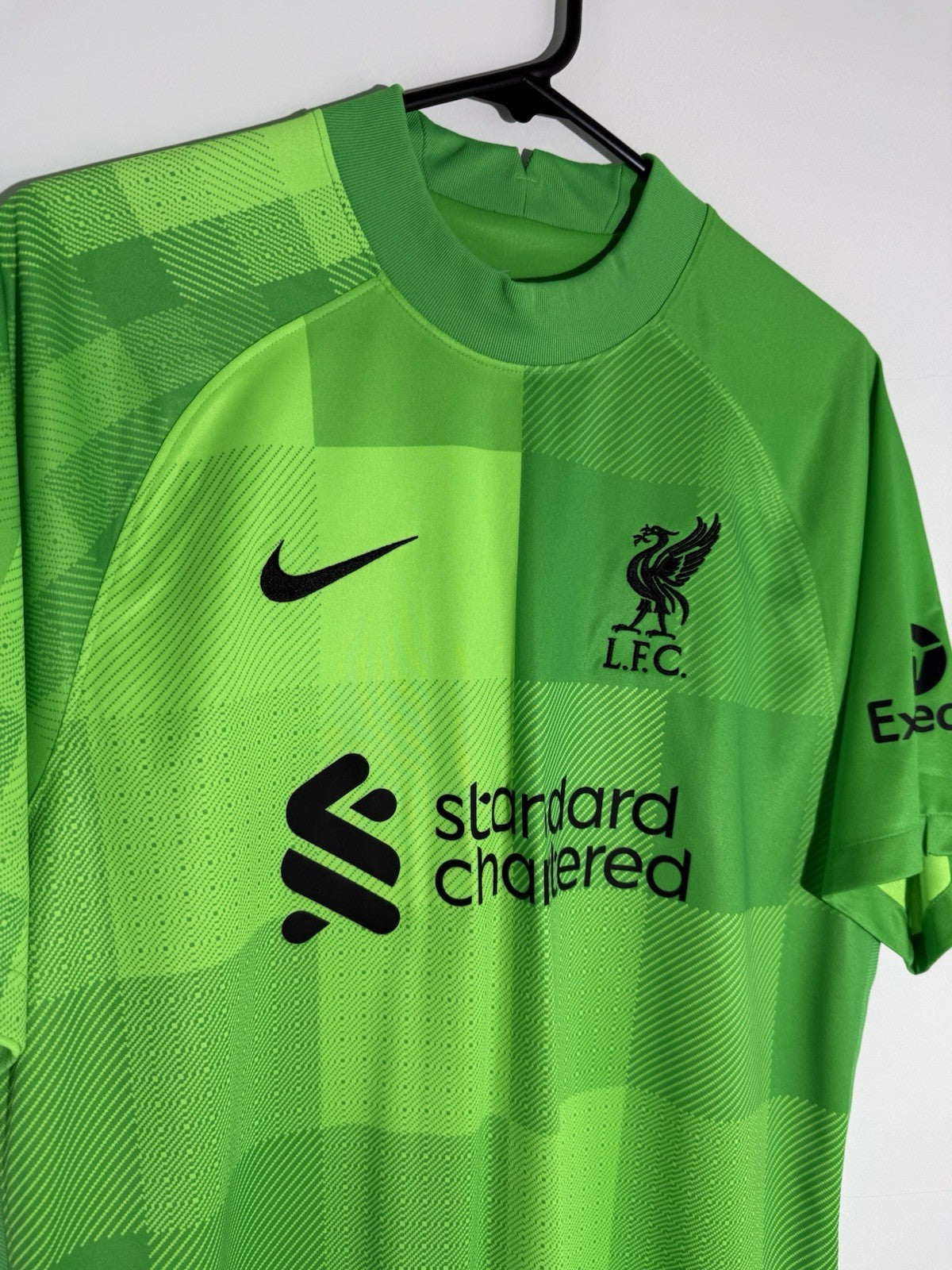 Liverpool A. Becker #1 2021/22 Large Home Goalkeeper Shirt Nike BNWT DB2559-330
