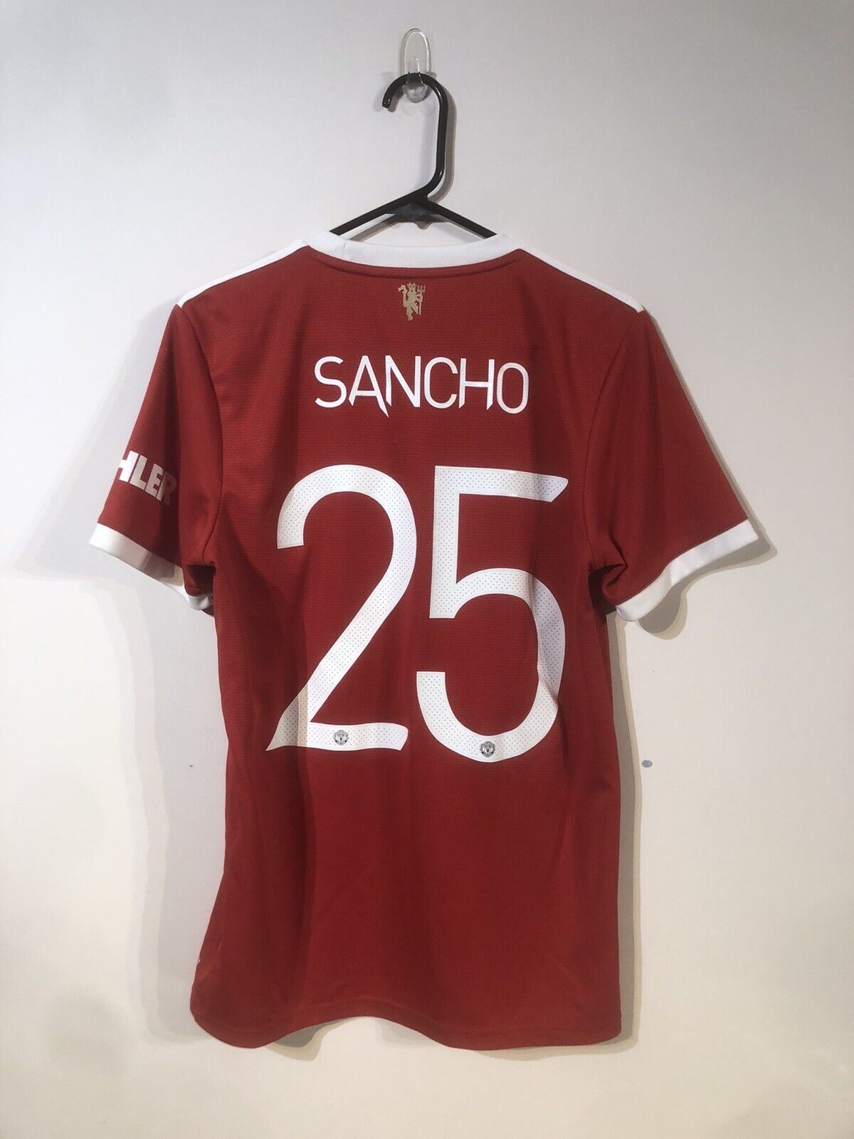 Sancho #25 Manchester United Small 2021/22 Home Shirt Excellent Condition