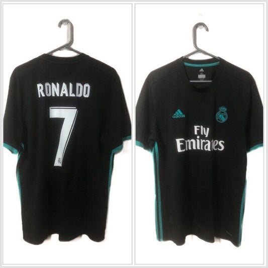 Ronaldo 7 Real Madrid 2017 18 Away Xl Shirt Adidas Excellent Condition BR3543
