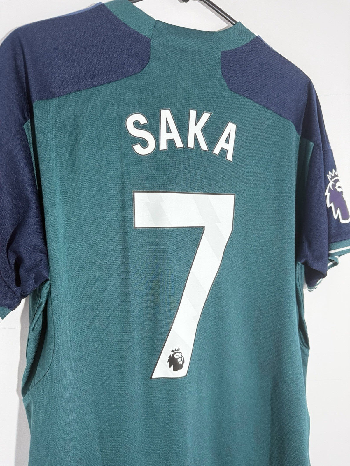 Arsenal Saka #7 2023/24 Large 3rd Shirt Adidas Excellent Condition HR6935