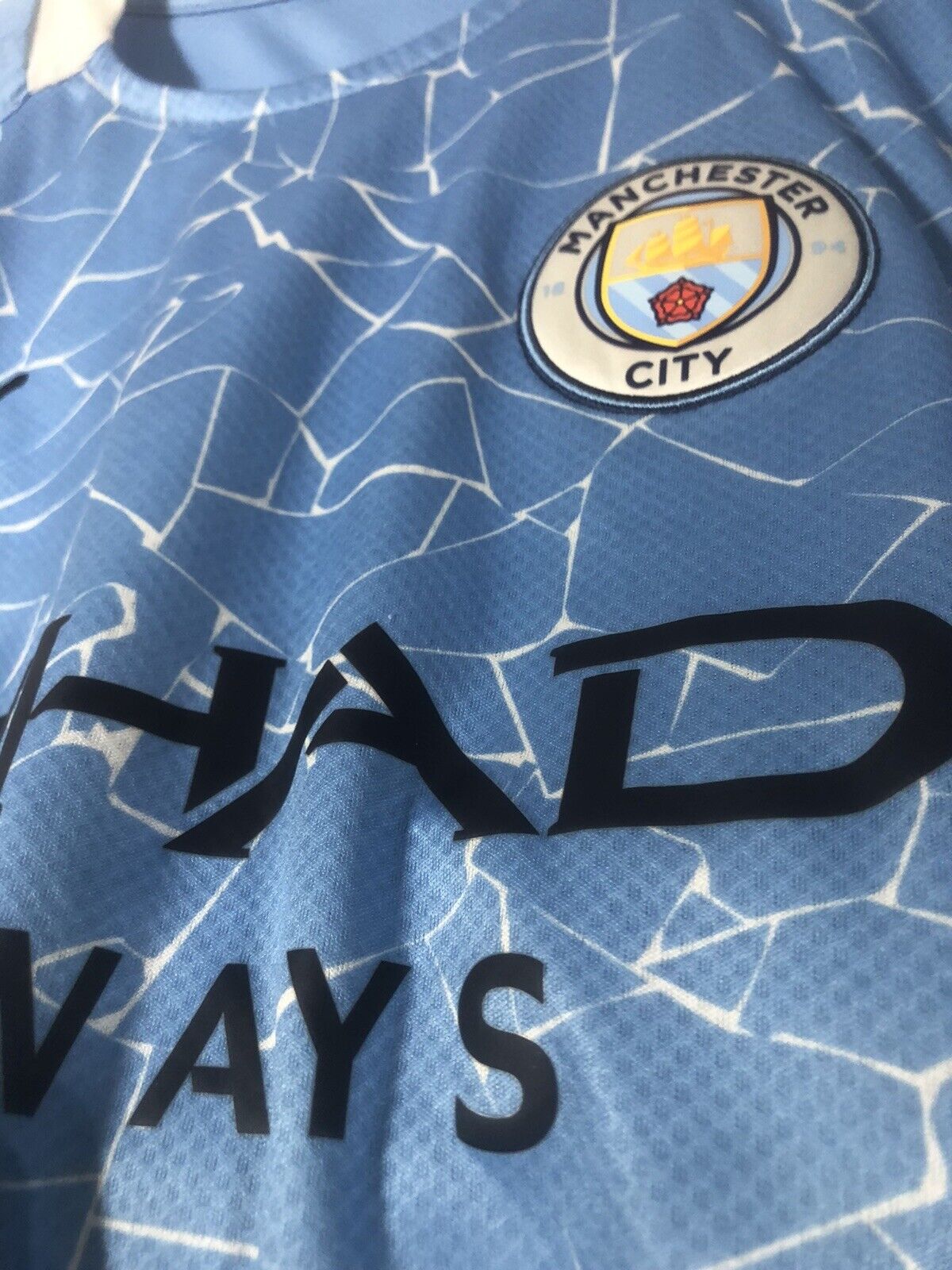 Foden 47 Manchester City 2020 21 Home Medium Shirt Excellent Condition 757058 01