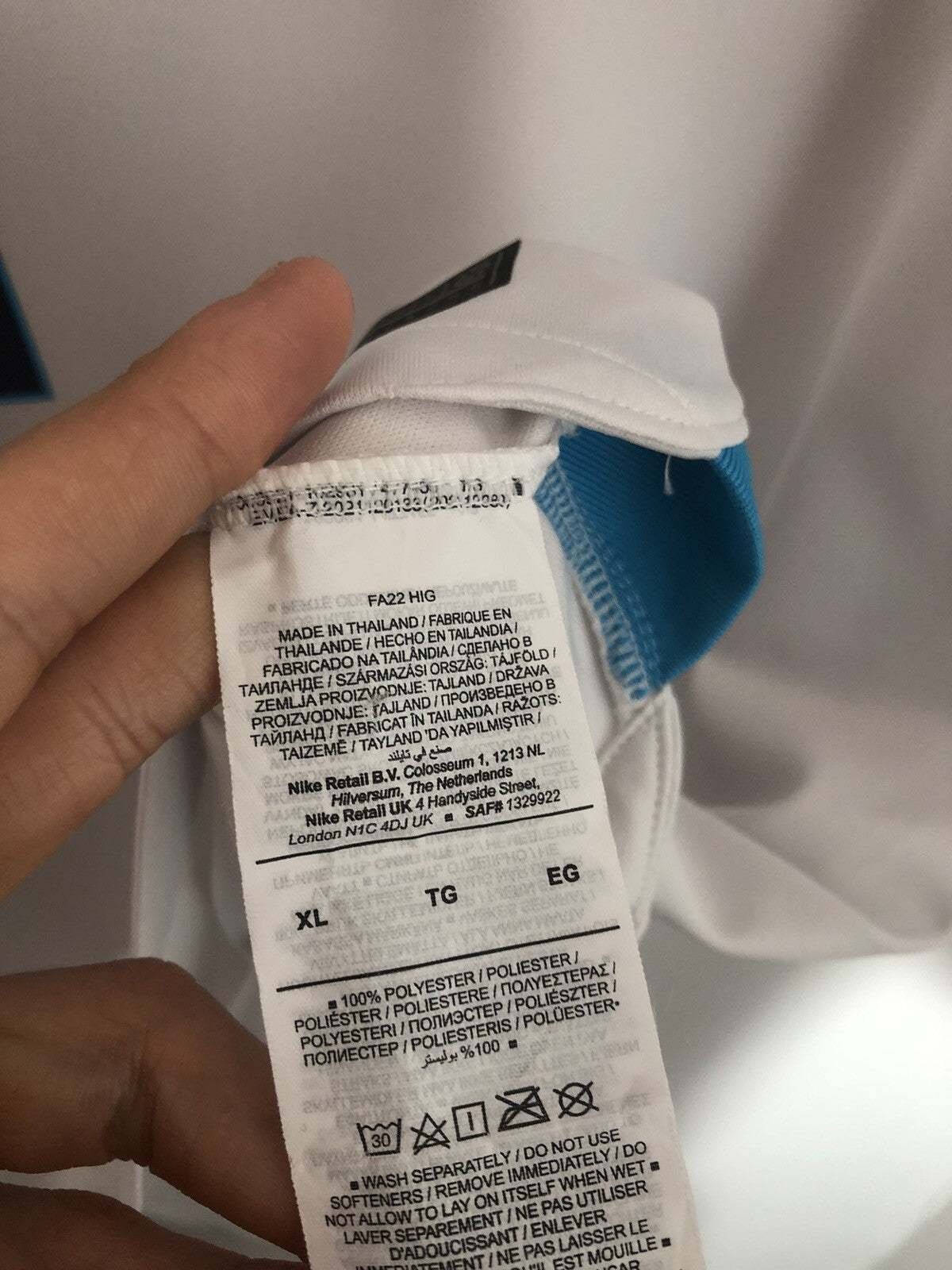 England Foden #20 2022 XL Home Shirt Excellent Condition DN0687-100