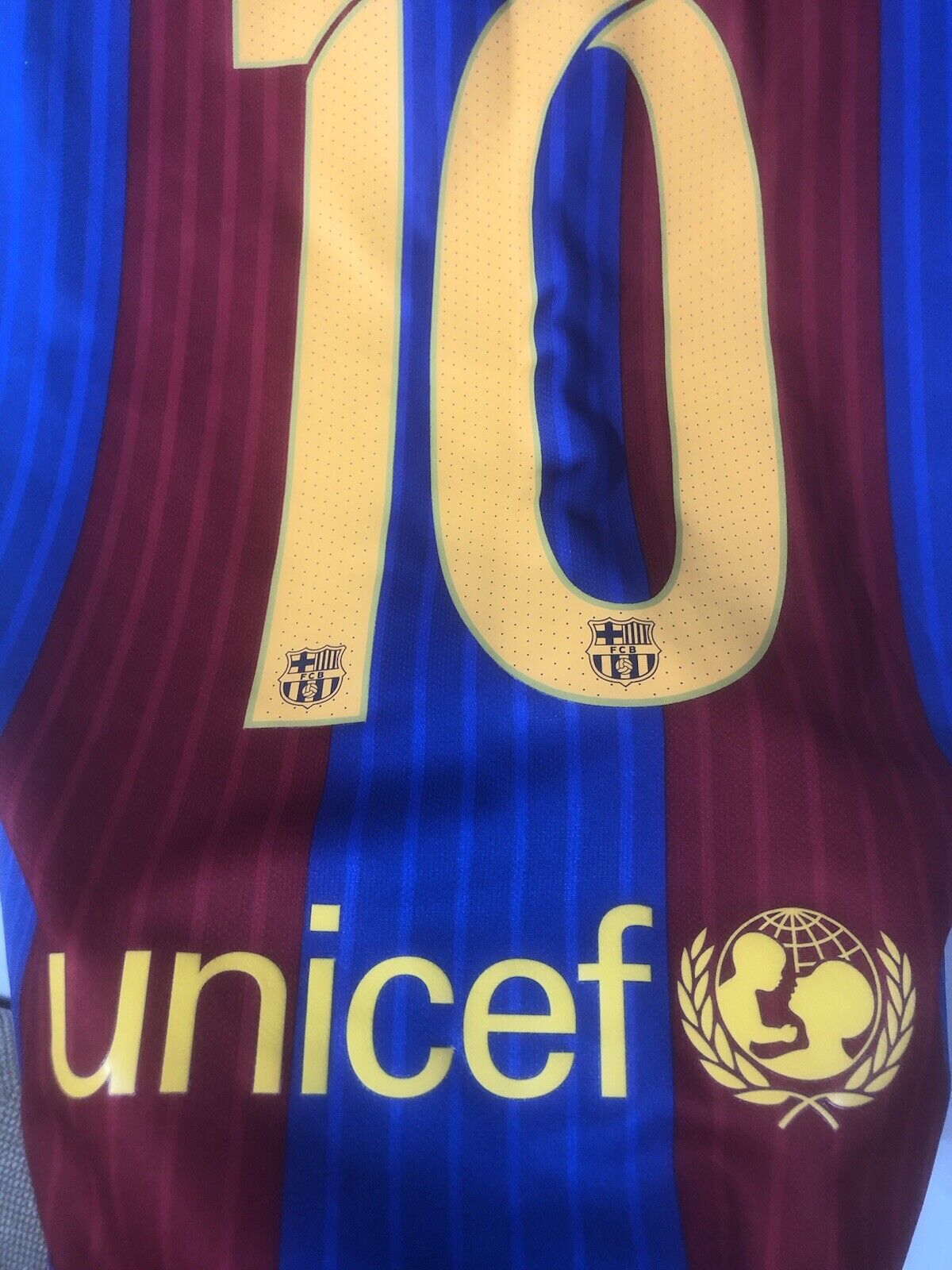 Messi 10 Barcelona 2016 17 Home Small Shirt Nike Excellent Condition 776850 481