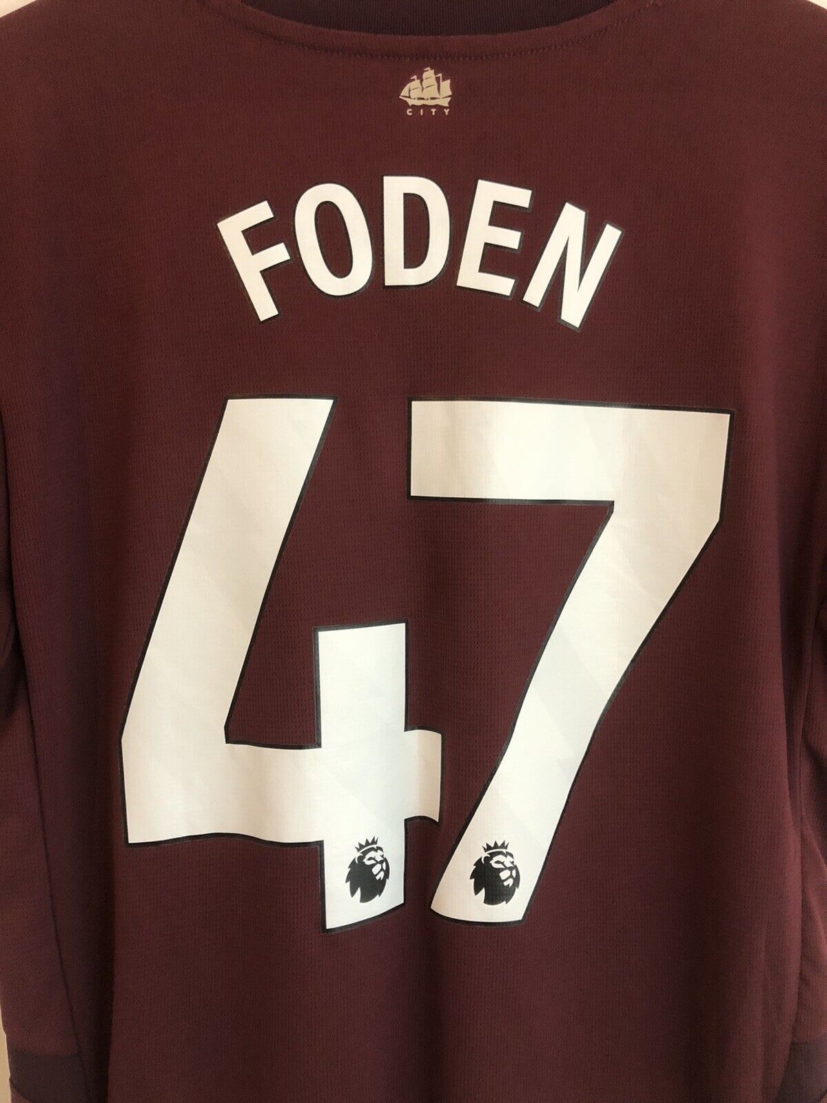 Foden 47 Manchester City 2024 25 Medium 3rd Shirt Excellent Condition 775201 03