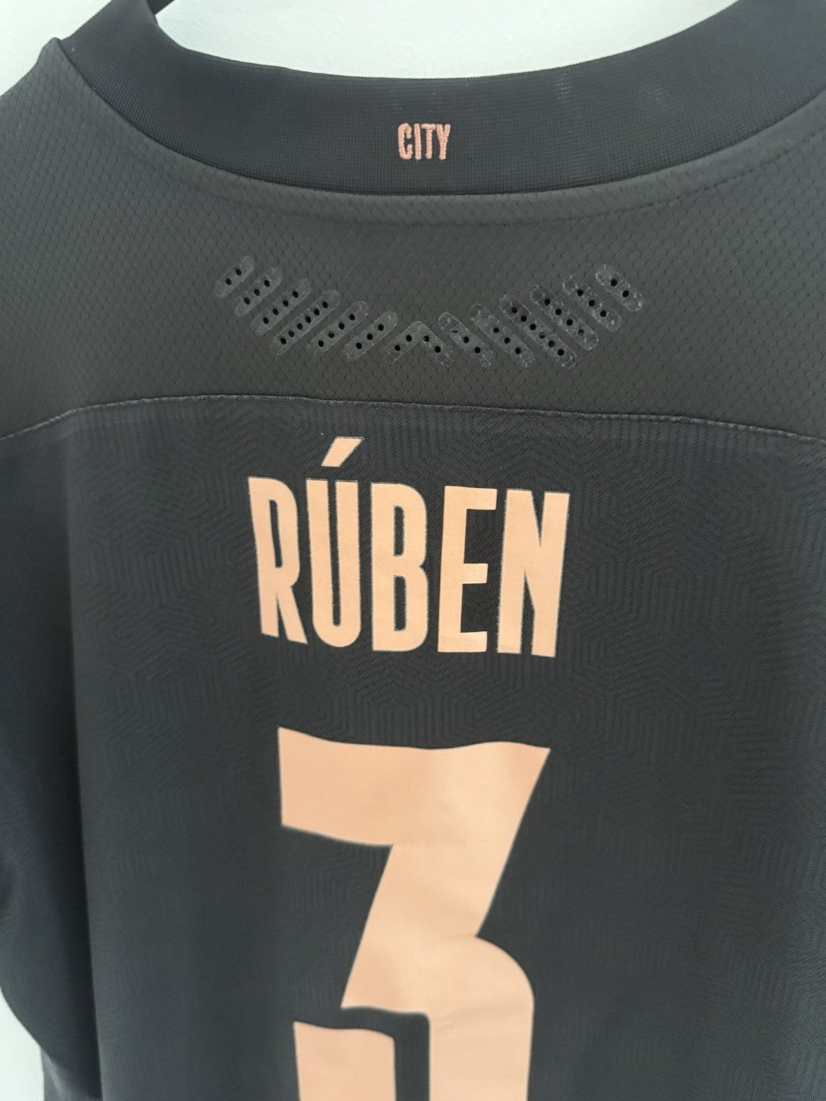 Manchester City Ruben #3 2020/21 Large Auth Away Excellent Condition 757005-02