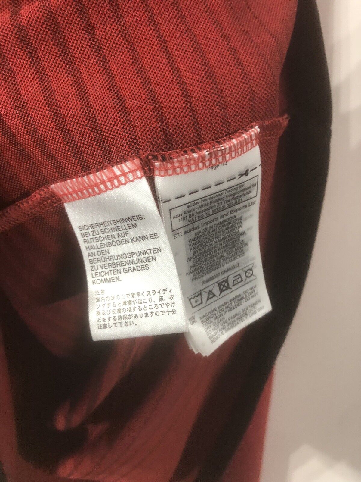 Rashford 10 Manchester United Large Ls 2018 19 Home Excellent Condition Cg0047