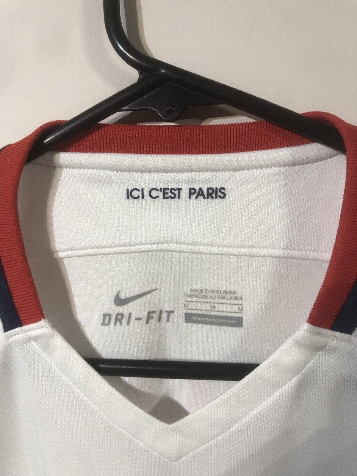 Di Maria #11 Paris St Germain 2015/16 Medium Away Football Shirt V Good Conditio