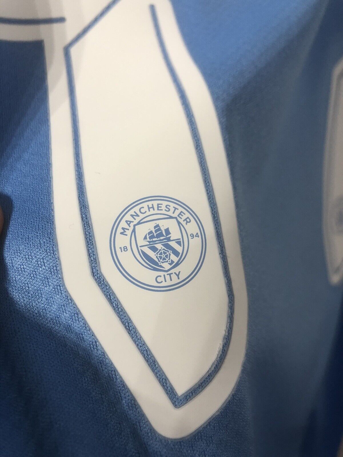 Foden #47 Manchester City 2021/22 Medium Home Champions League Shirt Puma BNWT