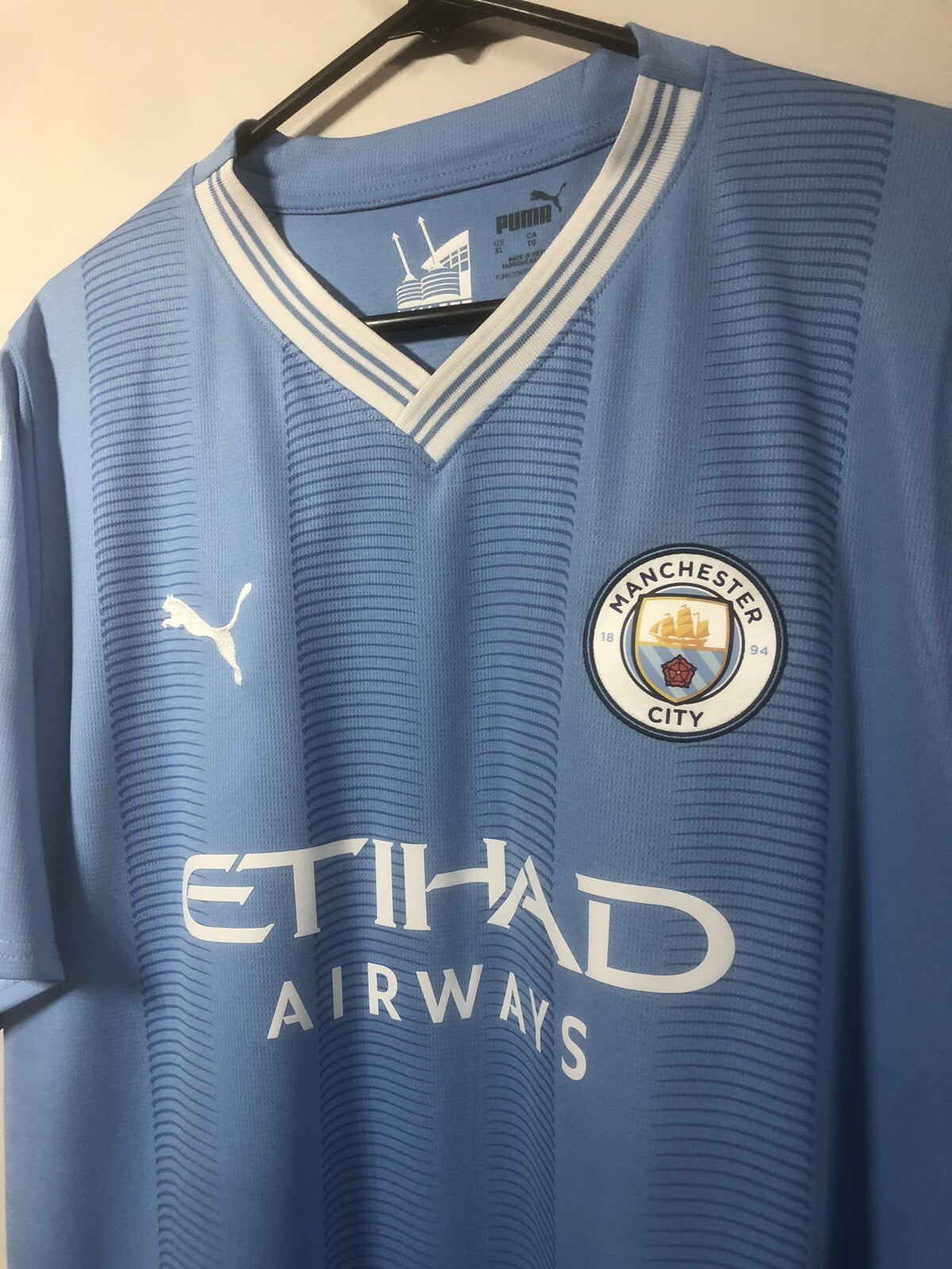 Manchester City Foden #47 2023/24 XL Home Shirt Excellent Condition 770438-01