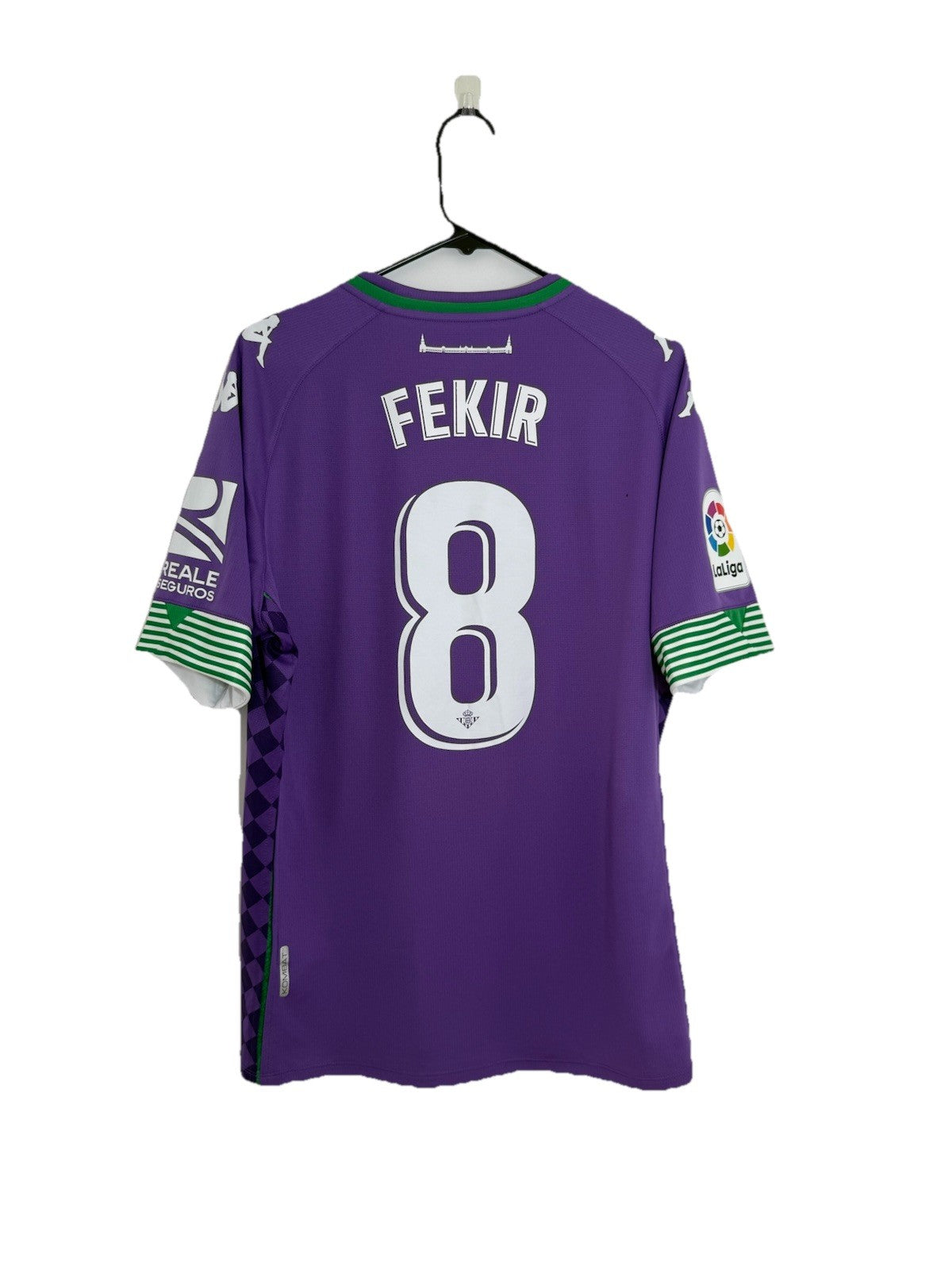 Real Betis Fekir #8 2020/21 XL Kappa Kombat Away Shirt 3118ZDW