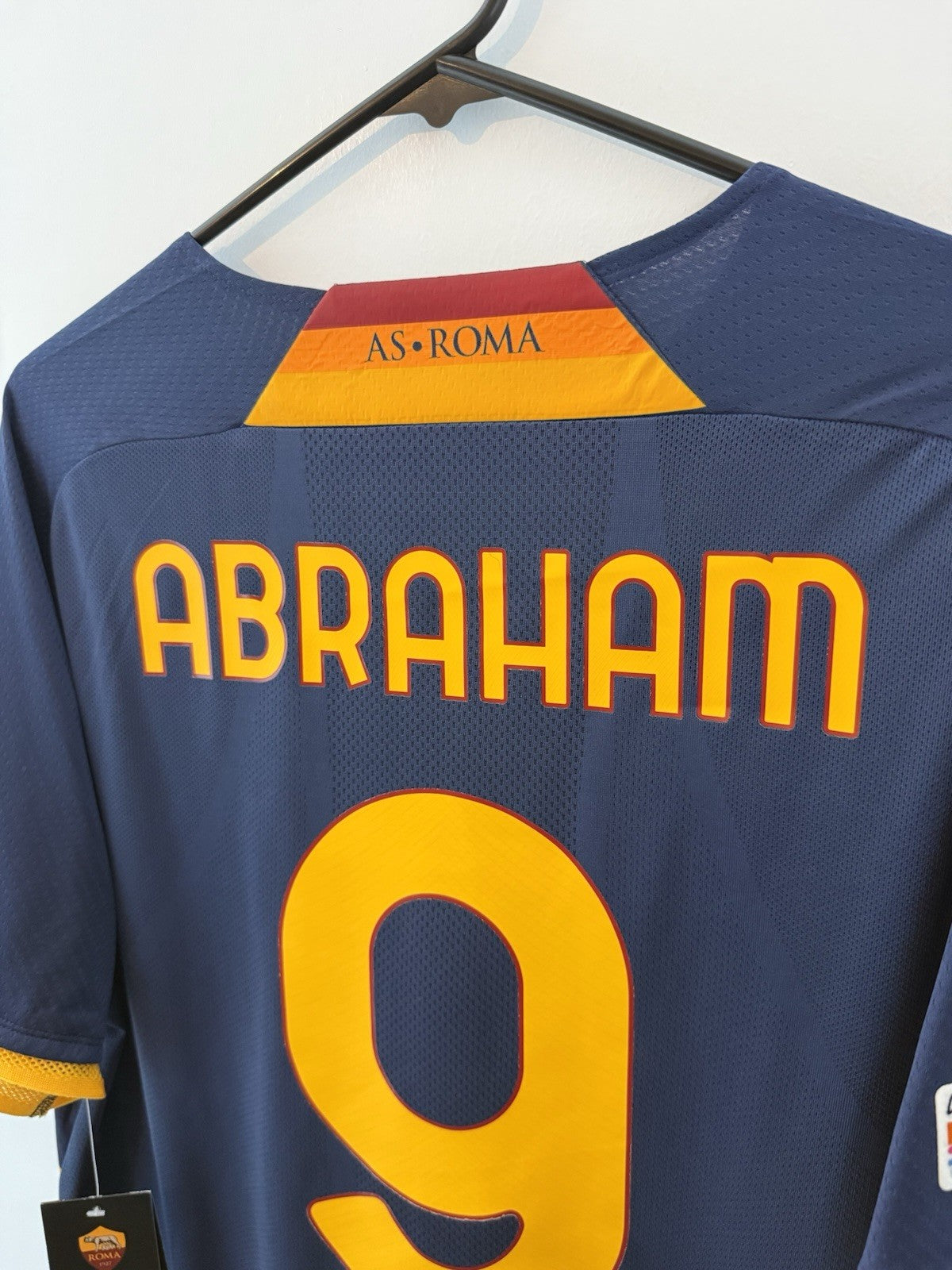 AS Roma Abraham #9 2021/22 XL 4th Shirt New Balance BNWT MT130253