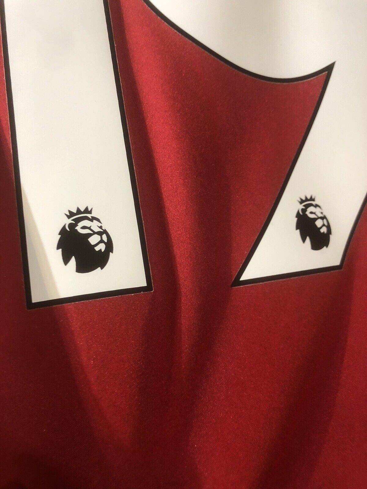 Rashford #19 Manchester United 2017/18 Home Medium L/S Shirt Excellent Condition