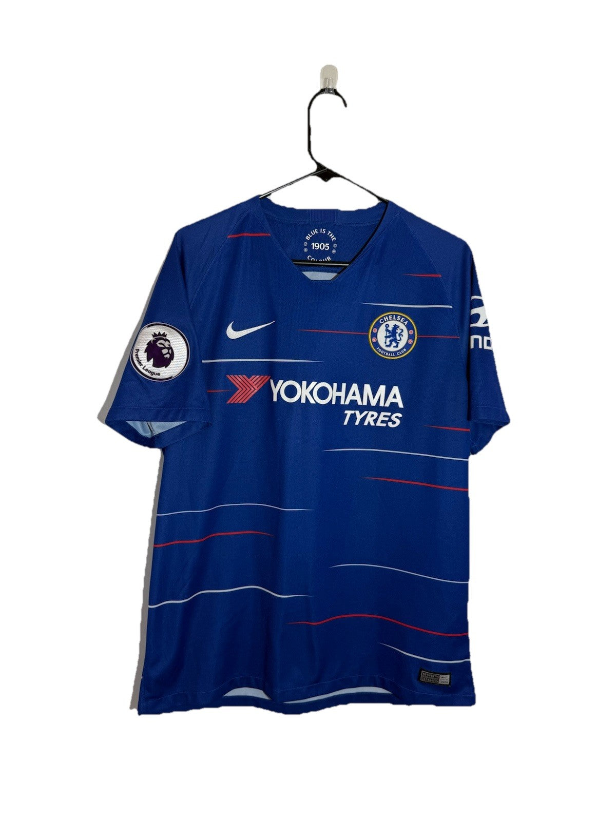 Chelsea Azpilicueta #28 2018/19 Large Home Shirt Excellent Condition 919009-496