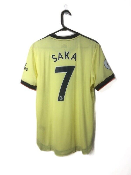 Saka #7 Arsenal Authentic Away 2021/22 Medium Shirt BNWT GM0219