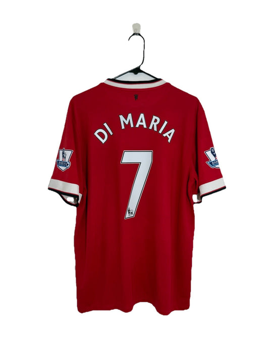 Manchester United Di Maria #7 2014/15 Large Home Excellent Conditio 611031-624