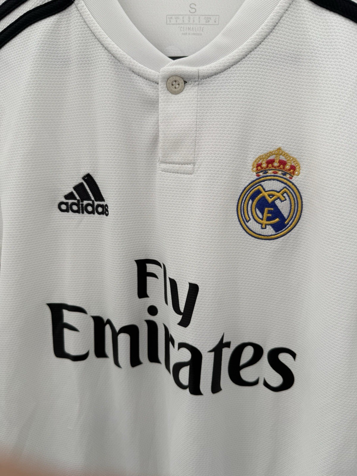 Real Madrid Isco #22 2018/19 Small Home Shirt Adidas Excellent Condition CG0550