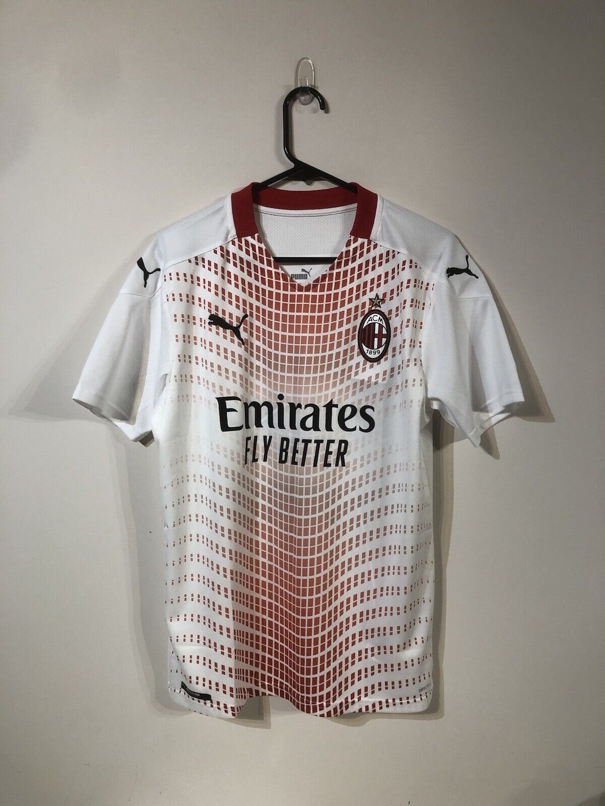 Saelemaekers #56 AC Milan Medium 2020/21 Away Football Shirt Puma BNWT