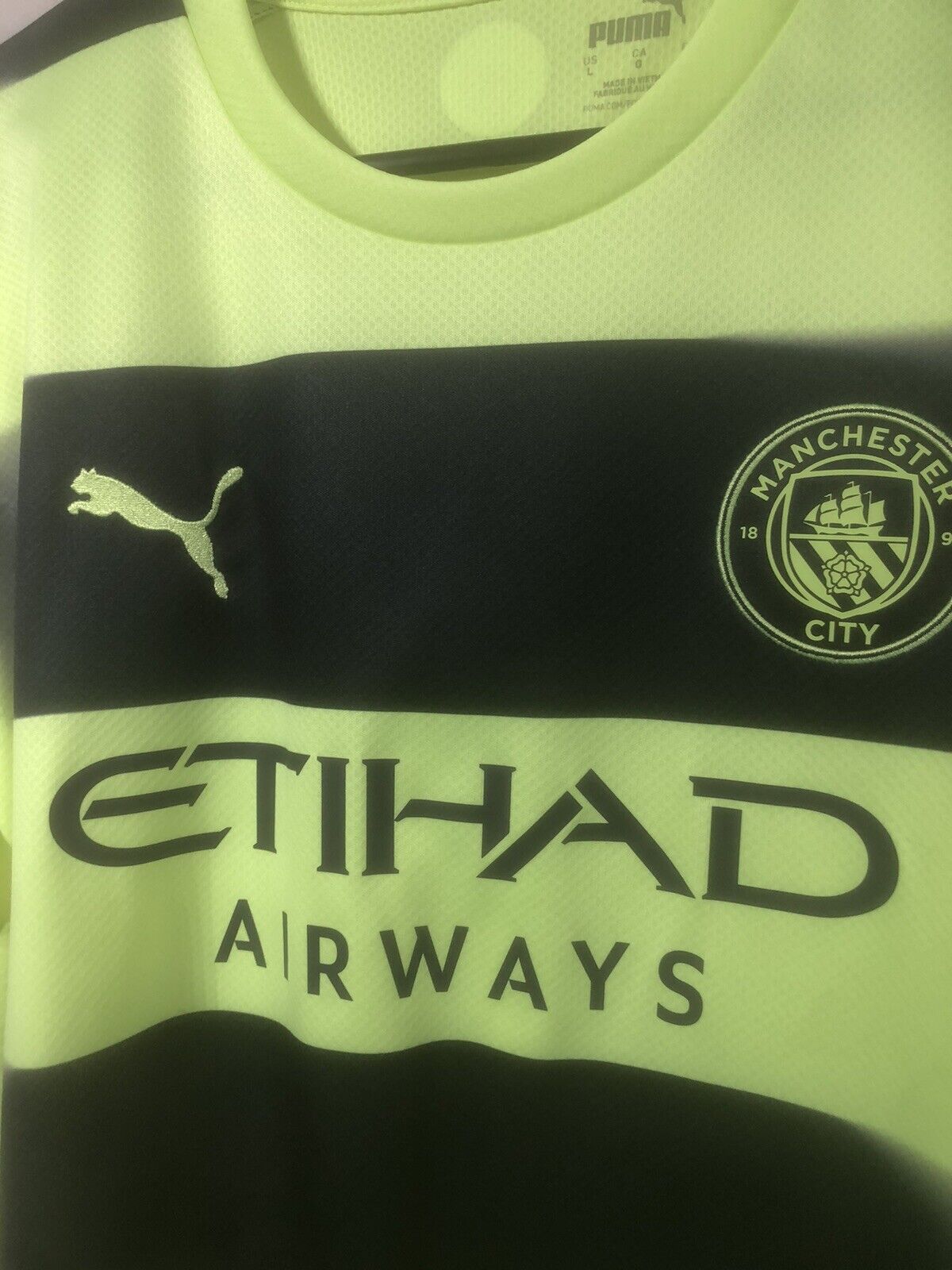 Foden 47 Manchester City 2022 23 Large 3rd Shirt Excellent Condition 765734 03