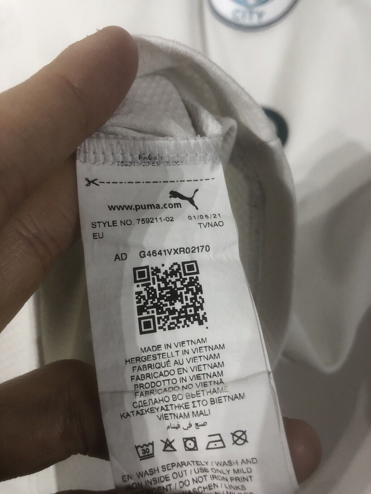 Ruben 3 Manchester City 2021 22 Xl Away Shirt Puma Very Good Condition 759211 02