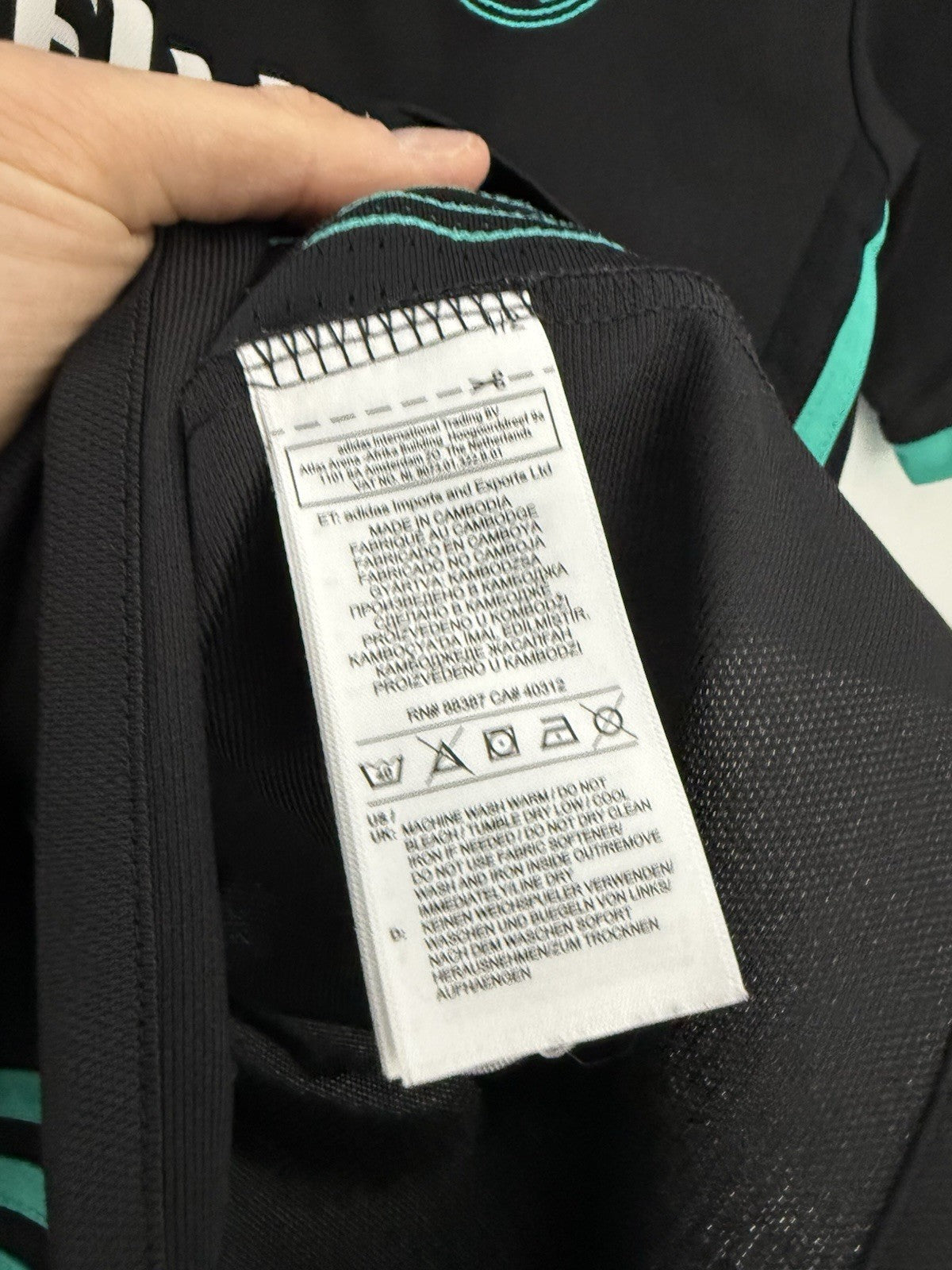 Real Madrid Bale #11 2017/18 Away XS Shirt Adidas Excellent Condition