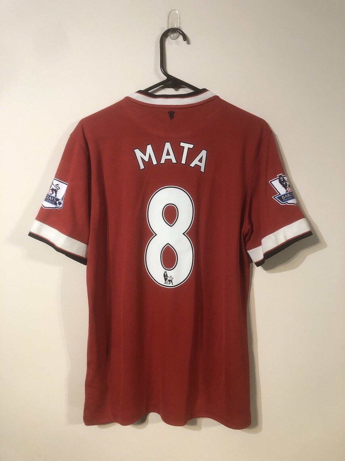 Mata #8 Manchester United Medium 2014/15 Home Shirt Nike Excellent Condition