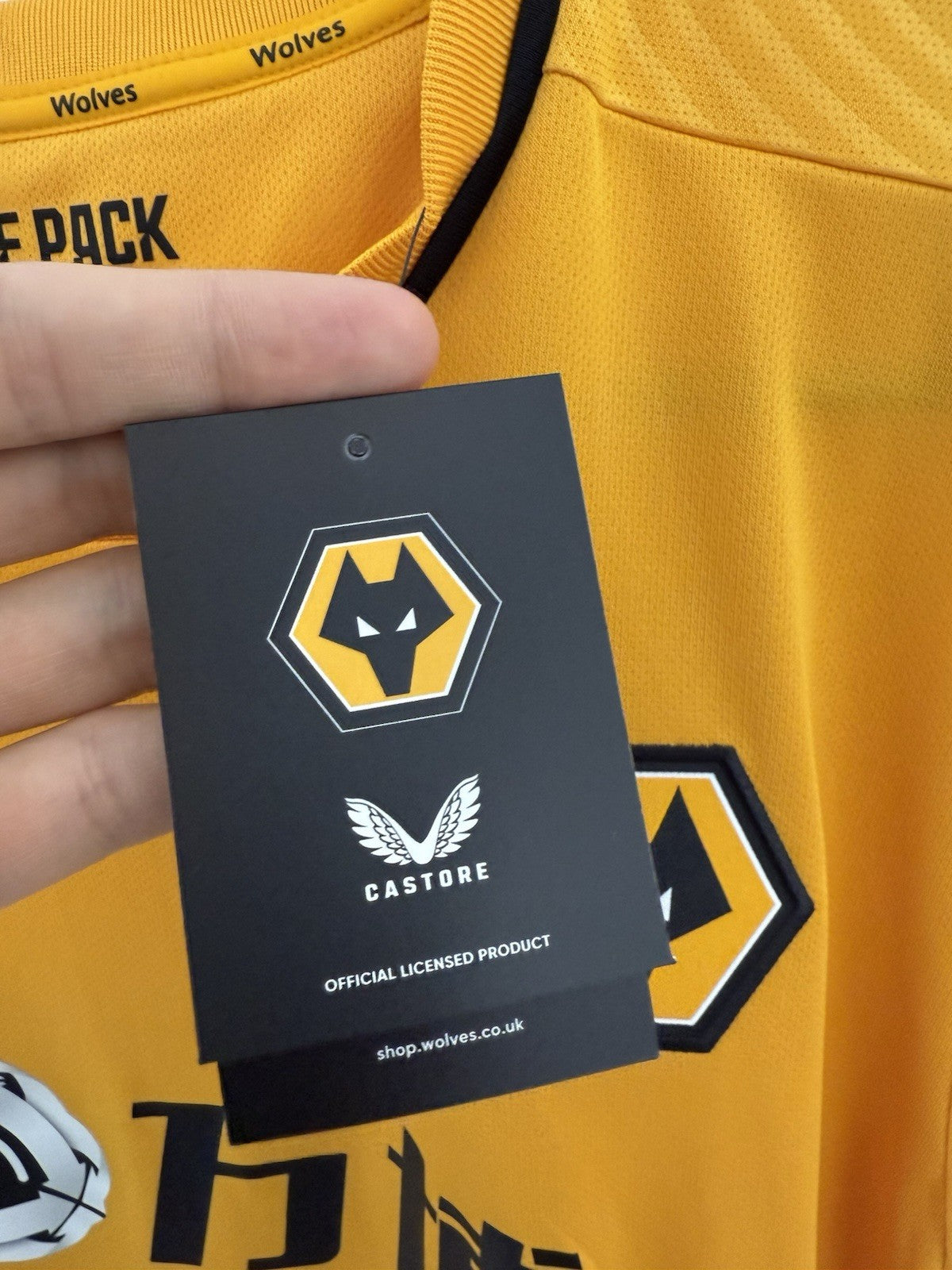 Wolverhampton Wanderers Neves #8 2021/22 Large Home Shirt Castore BNWT